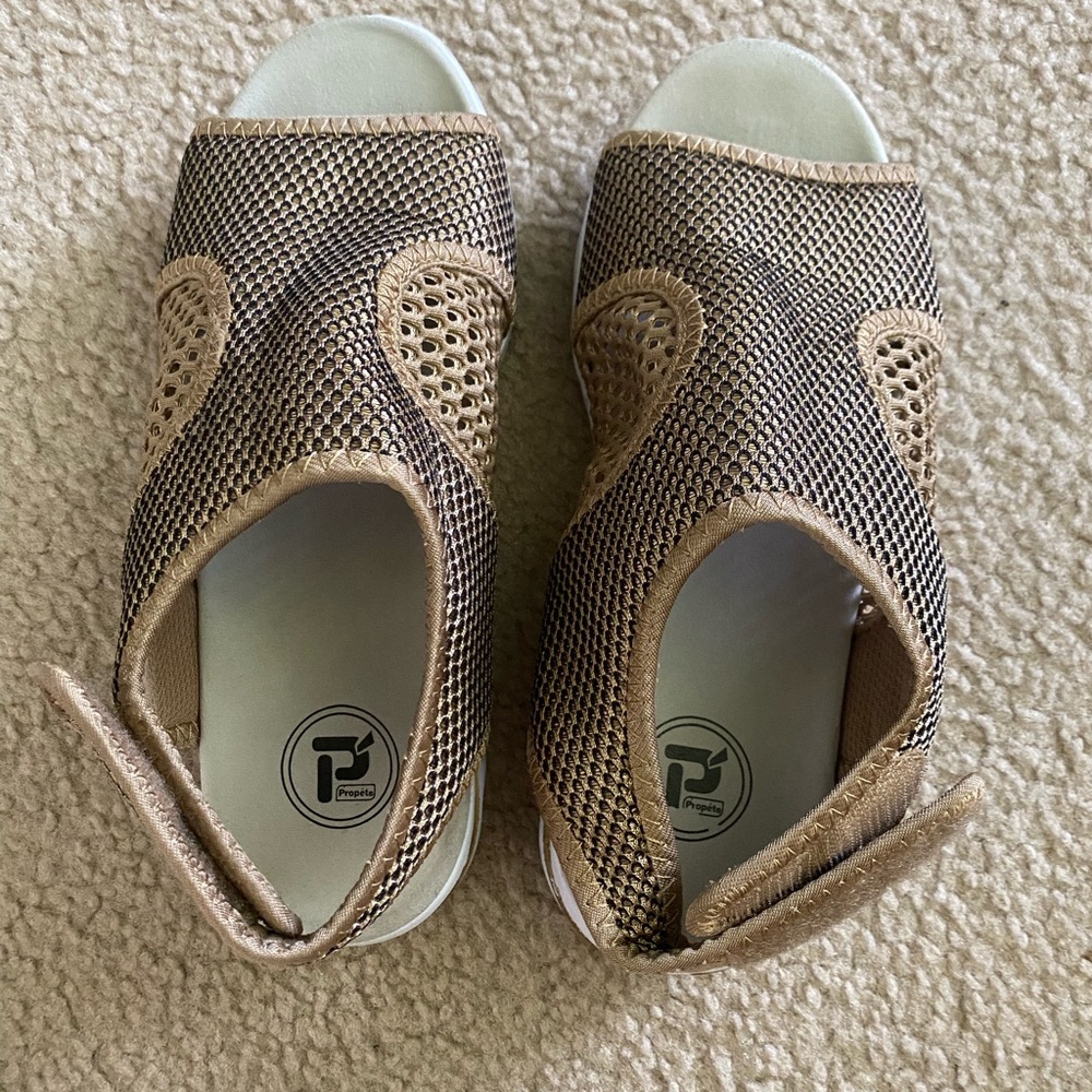 Propet Tan Mesh Women's Sandals